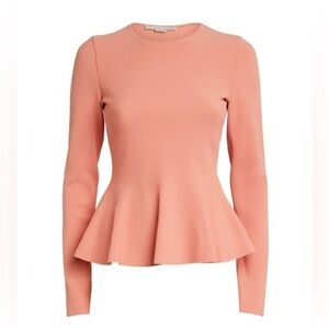 NWT Stella McCartney Basque Pink Peplum Top Size 42